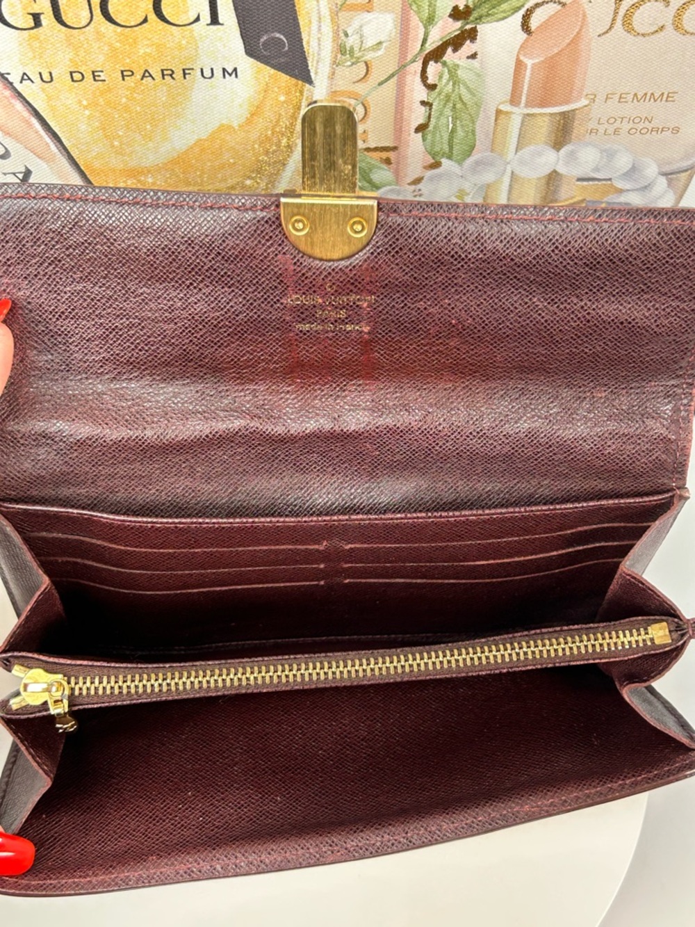 Louis Vuitton Monogram Idylle Portefeiulle Sarah Wallet 😍 - Picture 6 of 17